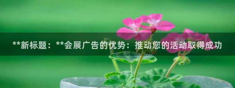 果博平台真实吗知乎推荐：**新标题：**会展广告的优势：推动您的活动取得成功