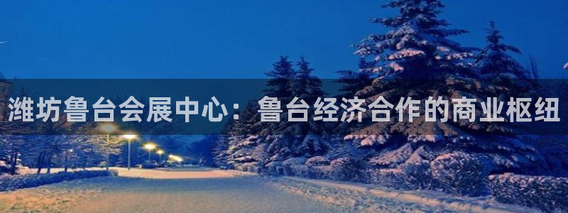 果博客服微信是多少：潍坊鲁台会展中心：鲁台经济合作的商业枢纽