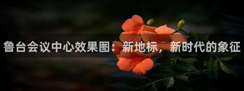 果博注册会员多少钱：鲁台会议中心效果图：新地标，新时代的象征
