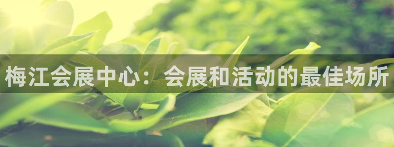 果博公司上分客服：梅江会展中心：会展和活动的最佳场所