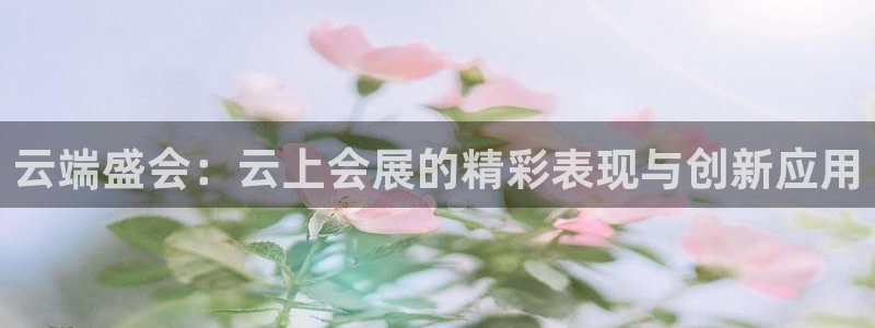 果博平台客服：云端盛会：云上会展的精彩表现与创新应用