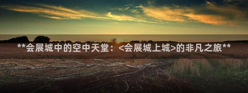 果博官方：**会展城中的空中天堂：<会展城上城>的非凡之旅**